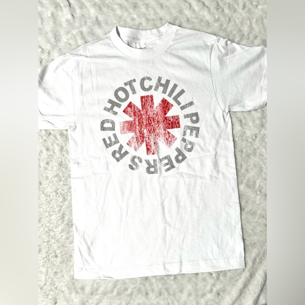 NWOT- Red Hot Chili Peppers White Unisex T-Shirt
